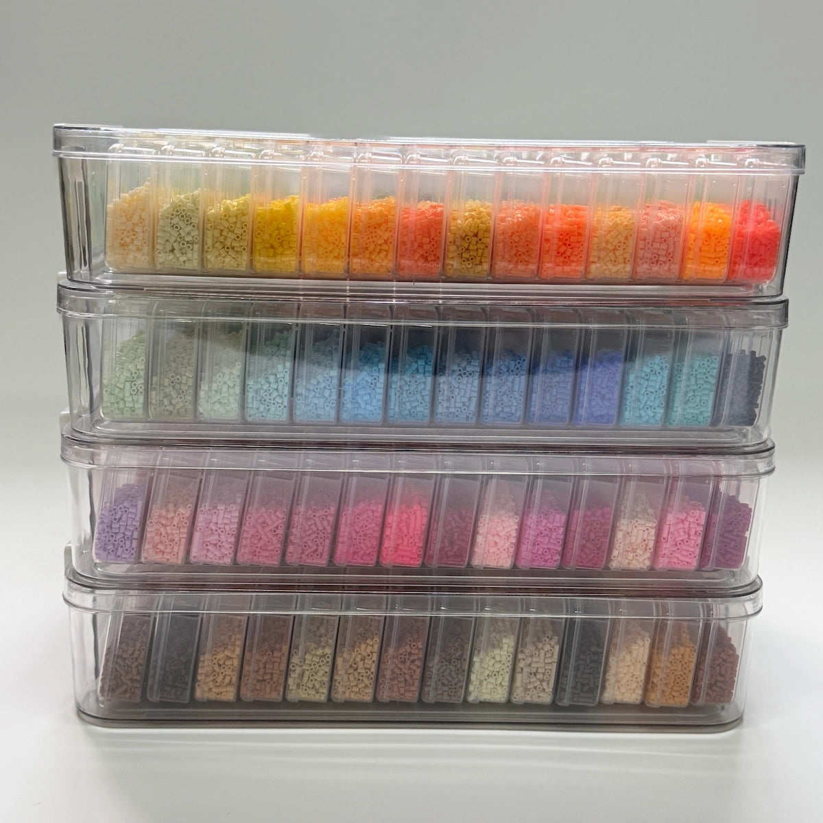 221 Colors Fuse Beads Ultimate Kit with Independent Containers - 221,000 Pcs Tiny 2.6mm Beads