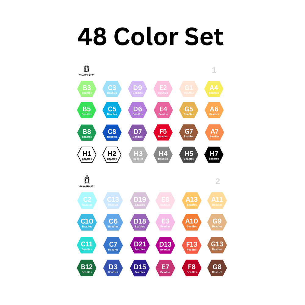 48 Colors Fuse Beads Starter Kit