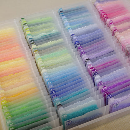 221 Colors Fuse Beads Lite Kit with Independent Zipper Bags – 221,000 Pcs Tiny 2.6mm Beads