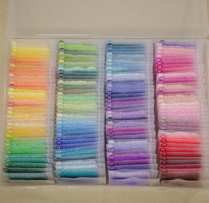 221 Colors Fuse Beads Lite Kit with Independent Zipper Bags – 221,000 Pcs Tiny 2.6mm Beads
