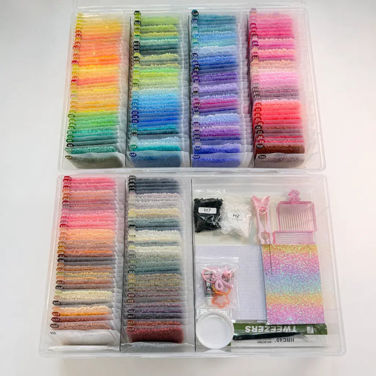 221 Colors Fuse Beads Lite Kit with Independent Zipper Bags – 221,000 Pcs Tiny 2.6mm Beads