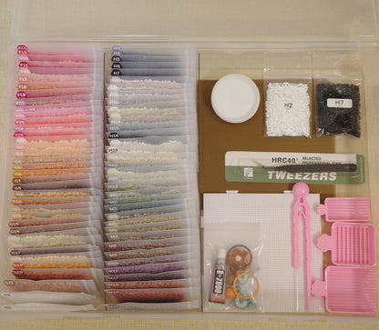 221 Colors Fuse Beads Lite Kit with Independent Zipper Bags – 221,000 Pcs Tiny 2.6mm Beads