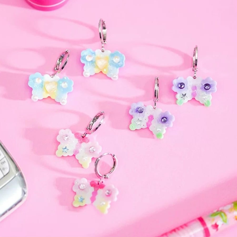 🦋 Butterfly Perler Bead Earrings 🌸