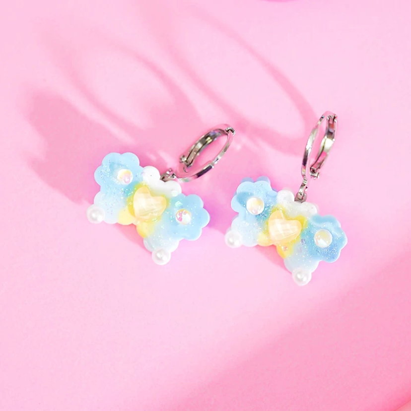 🦋 Butterfly Perler Bead Earrings 🌸