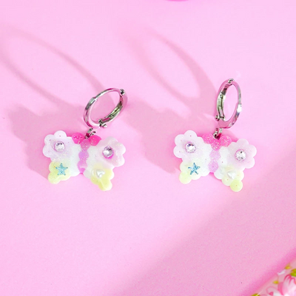 🦋 Butterfly Perler Bead Earrings 🌸