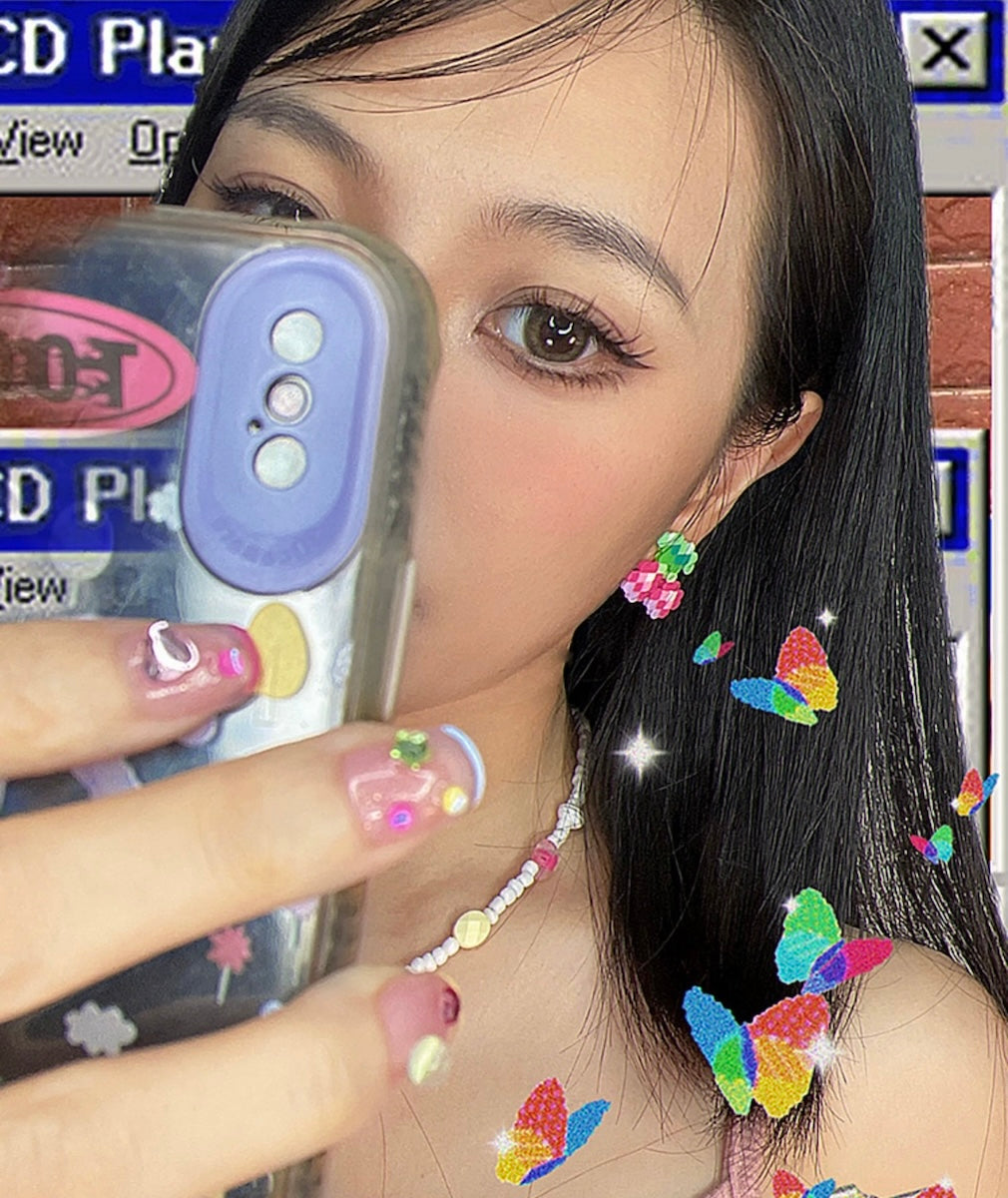 🍒 Cherry Perler Bead Earrings 🍒