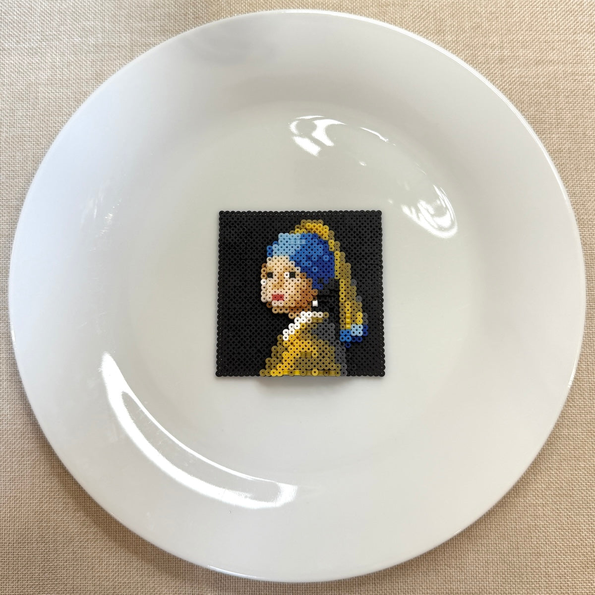 Girl with Pearl Earring 3D Fuse Bead Art Kit