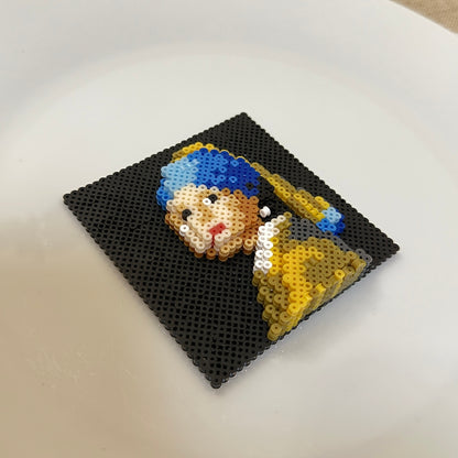 Girl with Pearl Earring 3D Fuse Bead Art Kit