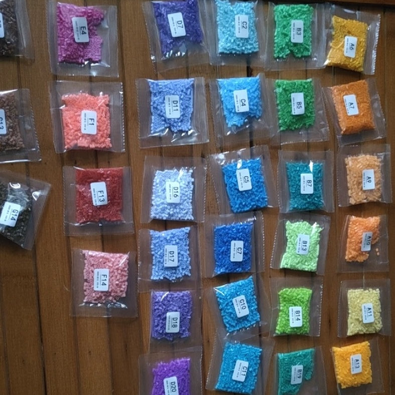 Just Beads - 2,000 Pieces, Single Color Per Bag (Premium Quality 2.6mm Tiny Fuse Beads)