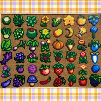 Stardew Valley Inspired Handmade Fridge Magnets