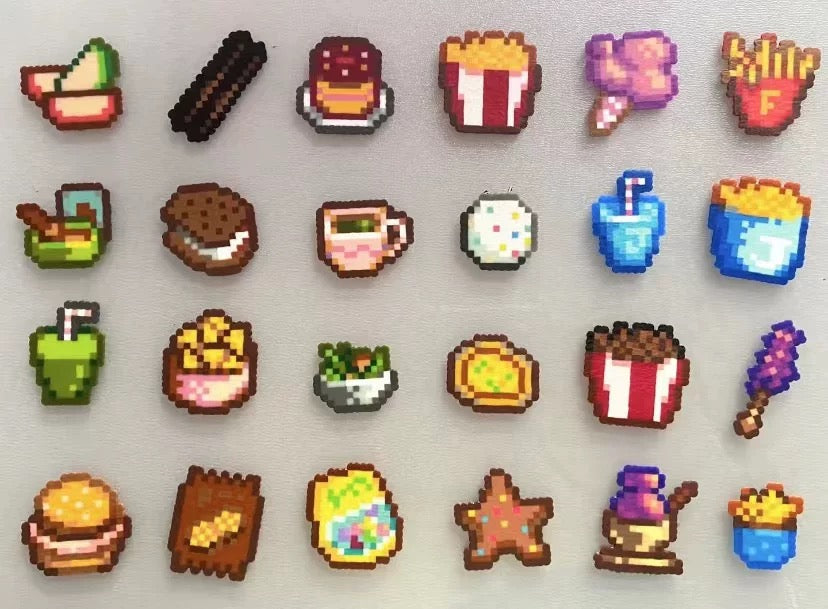 Stardew Valley Inspired Handmade Fridge Magnets